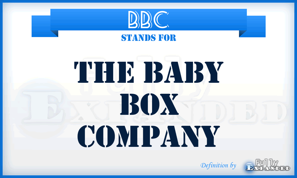 BBC - The Baby Box Company