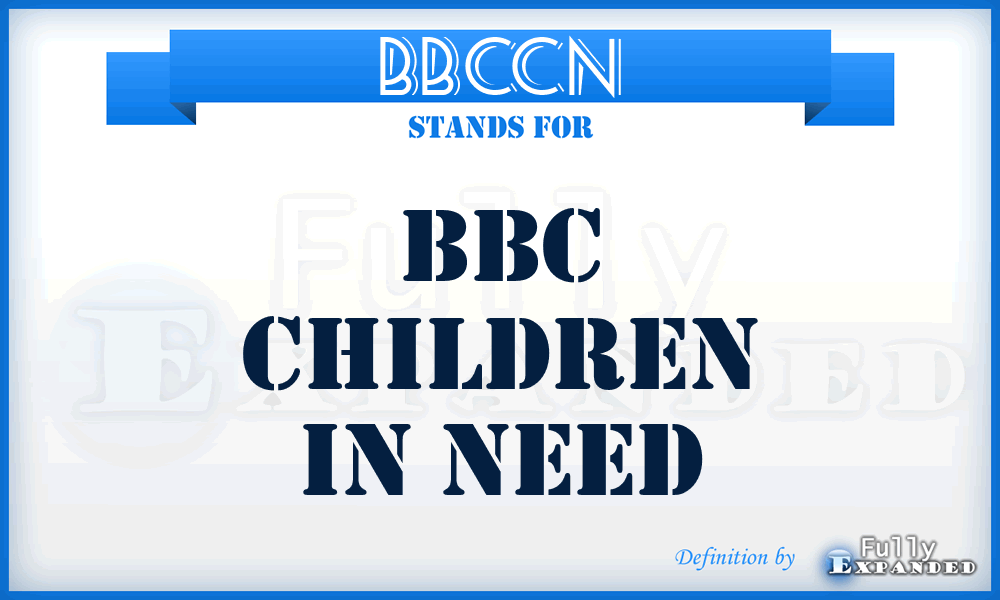 BBCCN - BBC Children in Need