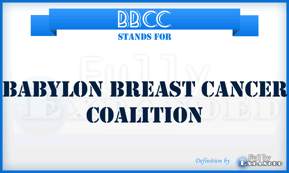 BBCC - Babylon Breast Cancer Coalition