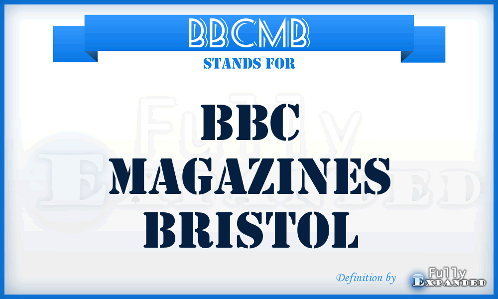 BBCMB - BBC Magazines Bristol