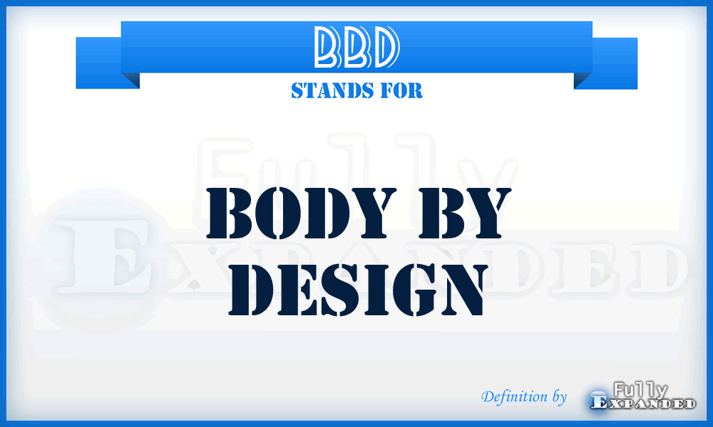 BBD - Body By Design