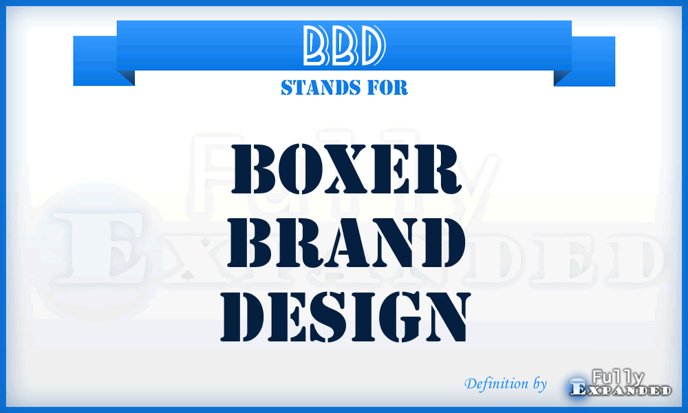 BBD - Boxer Brand Design