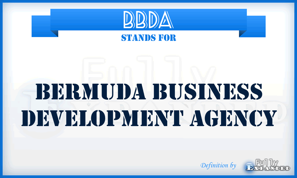 BBDA - Bermuda Business Development Agency
