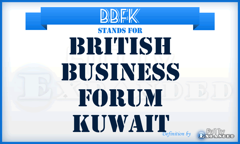BBFK - British Business Forum Kuwait