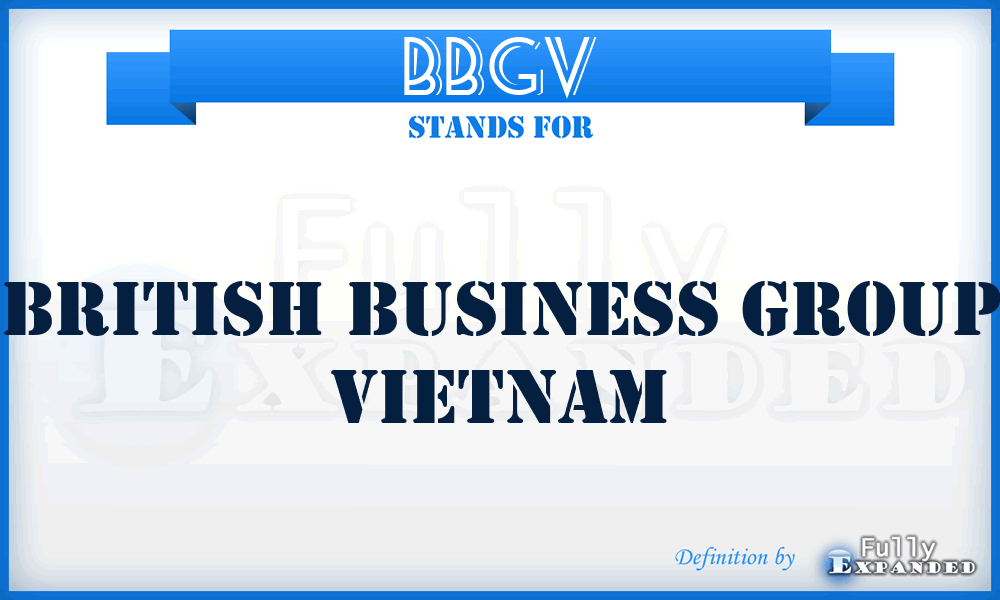 BBGV - British Business Group Vietnam