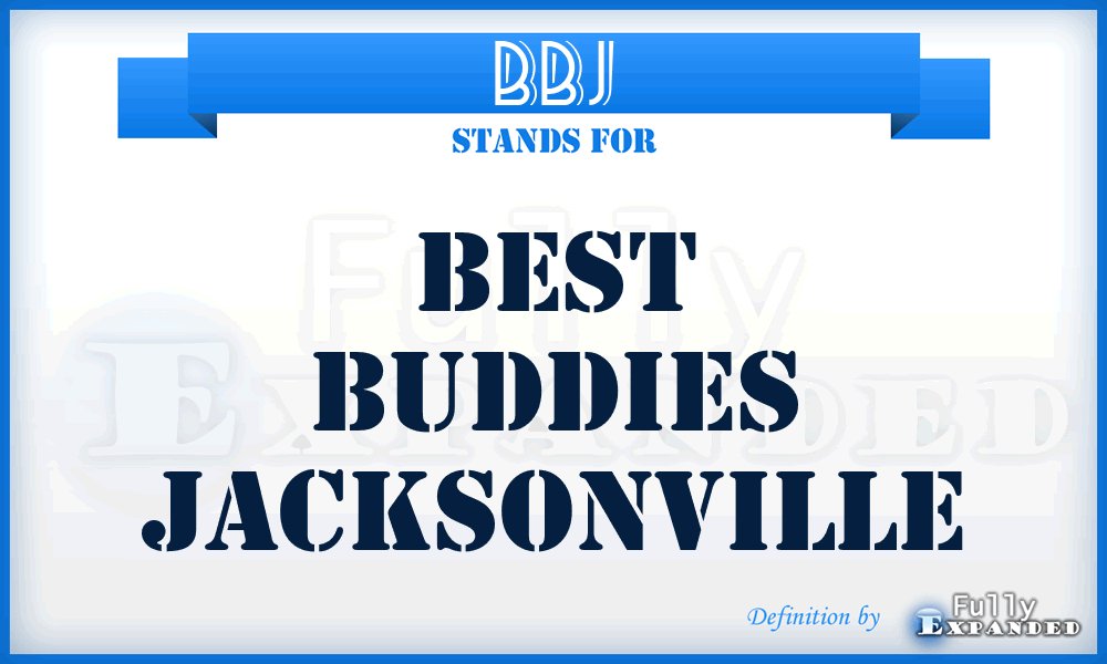 BBJ - Best Buddies Jacksonville