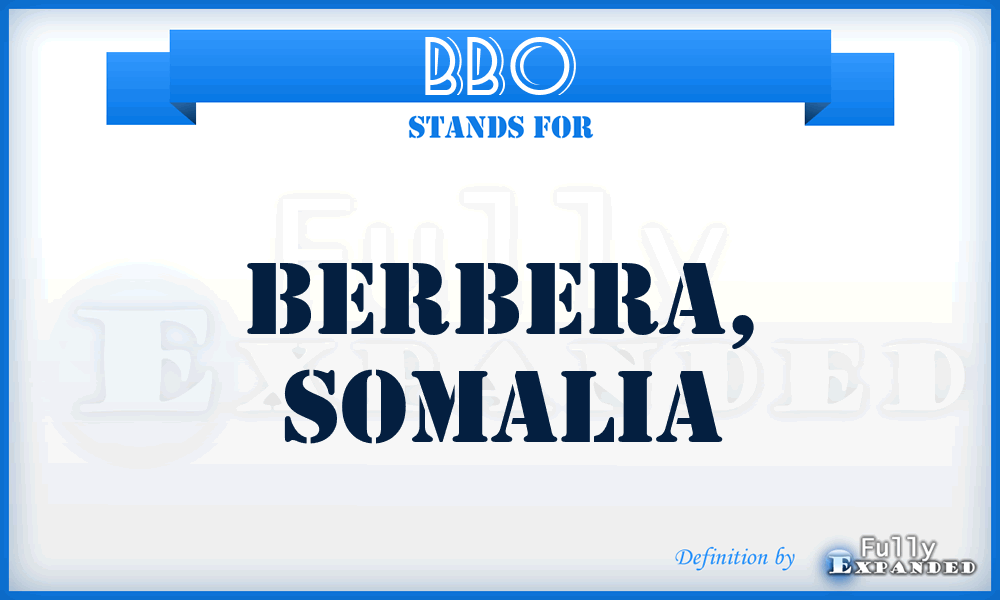 BBO - Berbera, Somalia