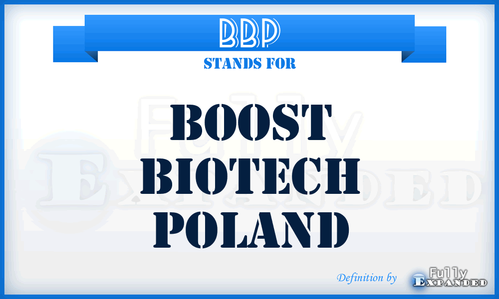 BBP - Boost Biotech Poland