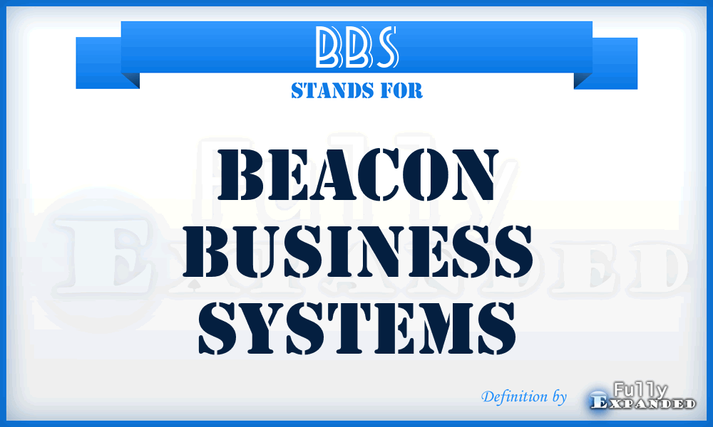 BBS - Beacon Business Systems