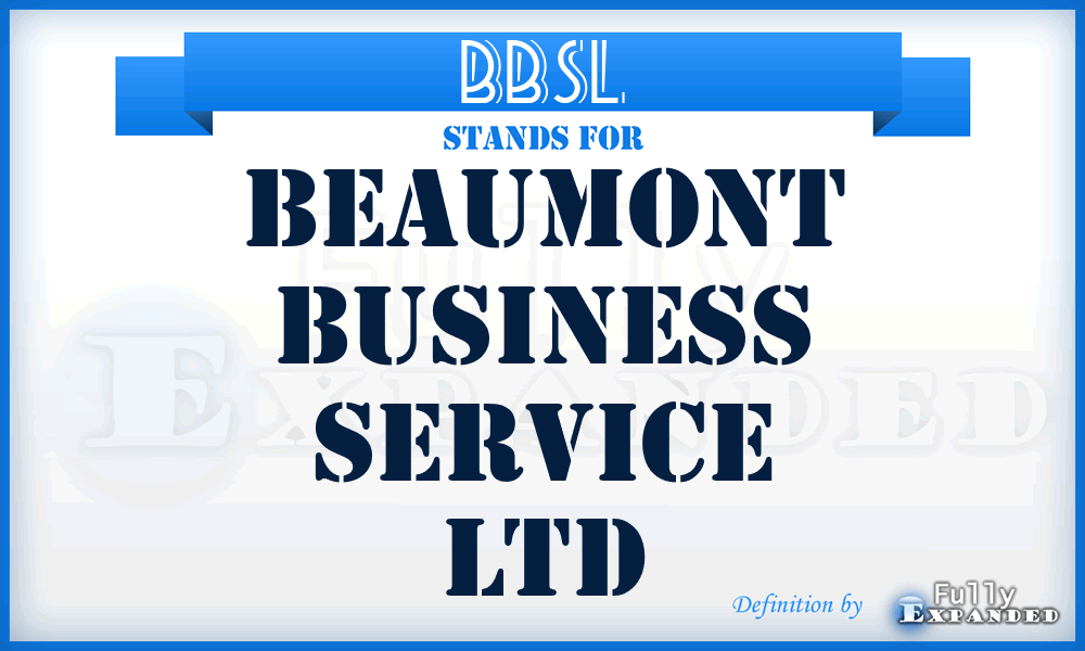 BBSL - Beaumont Business Service Ltd