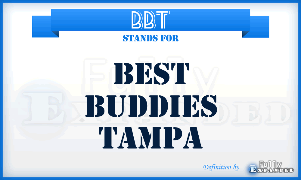 BBT - Best Buddies Tampa