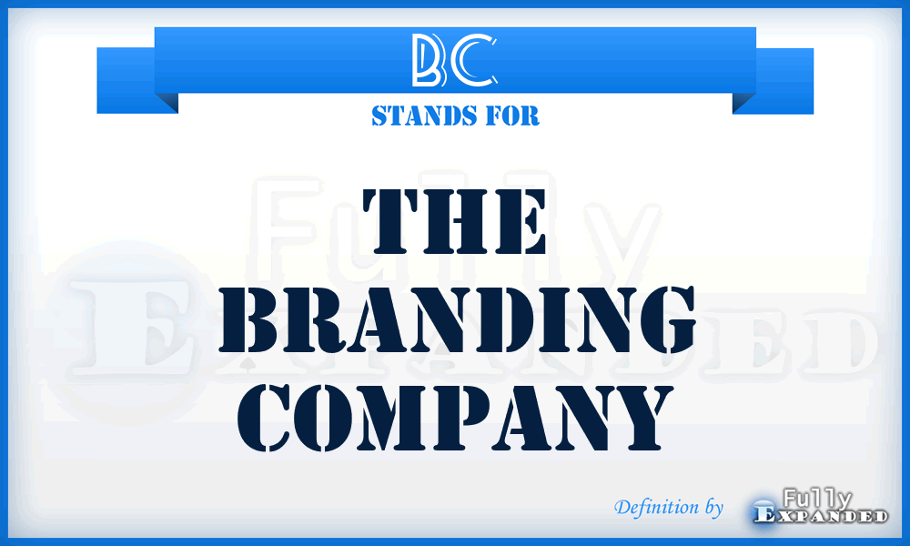 BC - The Branding Company