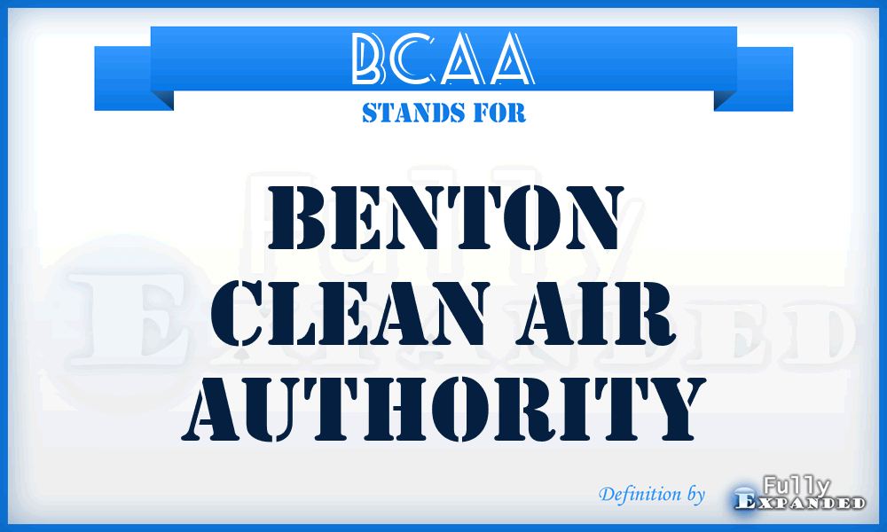 BCAA - Benton Clean Air Authority