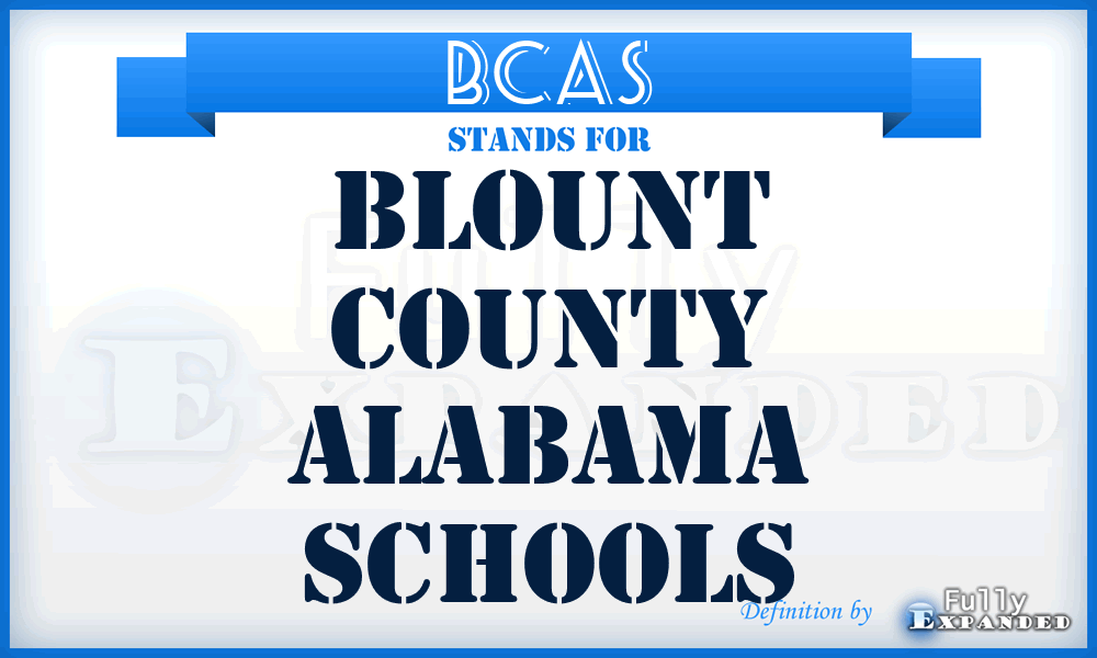 BCAS - Blount County Alabama Schools