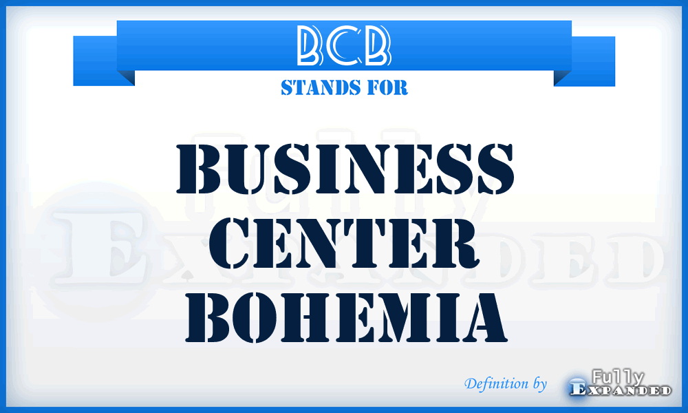 BCB - Business Center Bohemia
