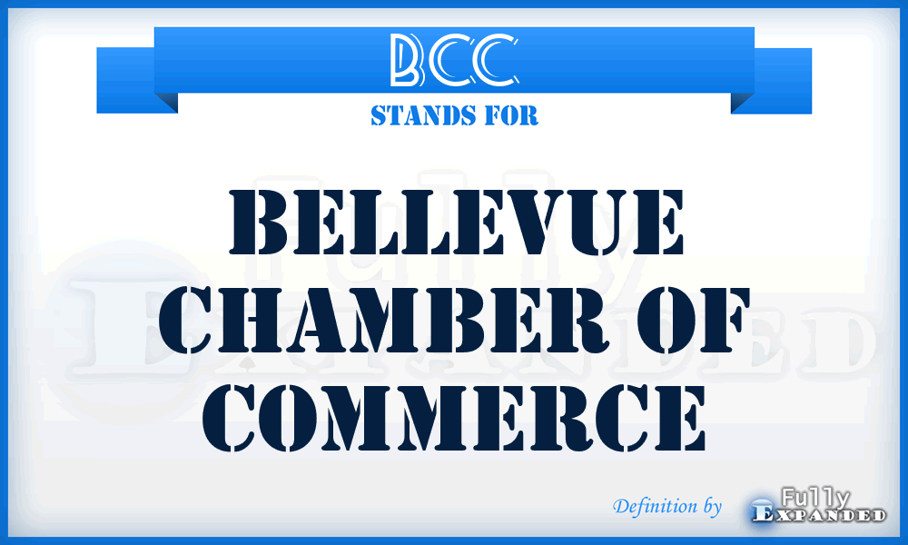 BCC - Bellevue Chamber of Commerce