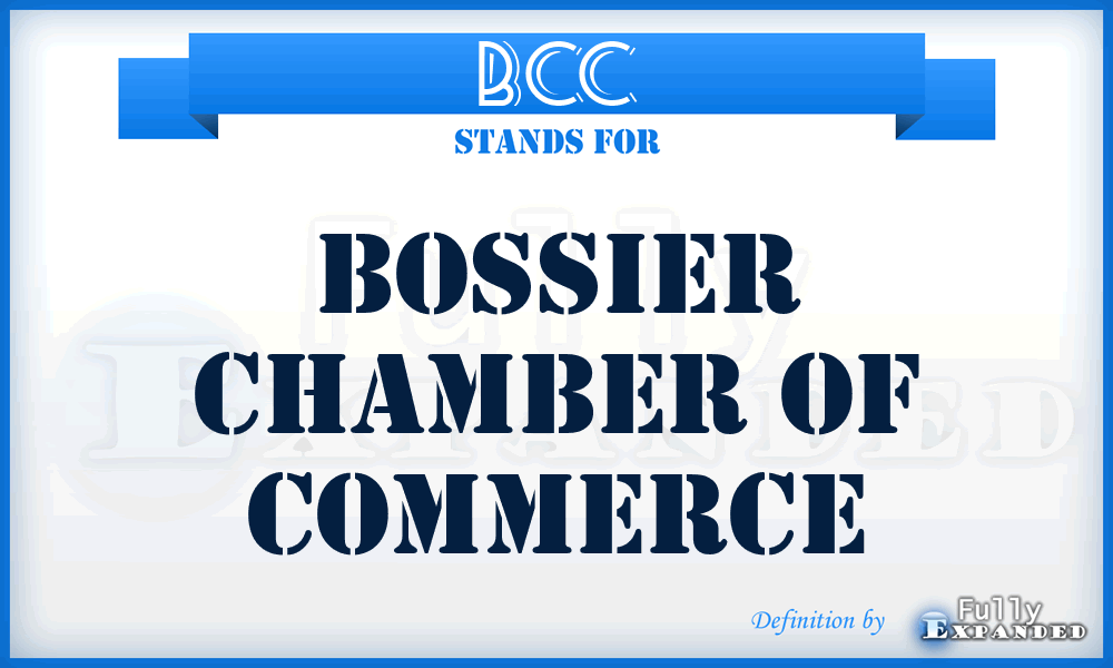 BCC - Bossier Chamber of Commerce