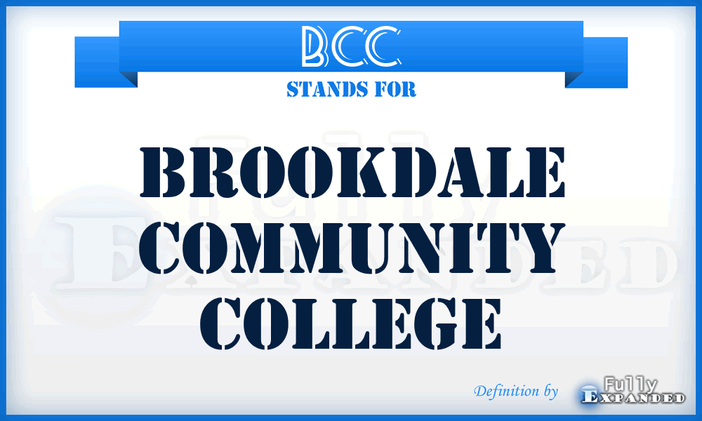 BCC - Brookdale Community College