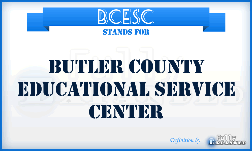 BCESC - Butler County Educational Service Center