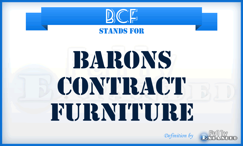 BCF - Barons Contract Furniture
