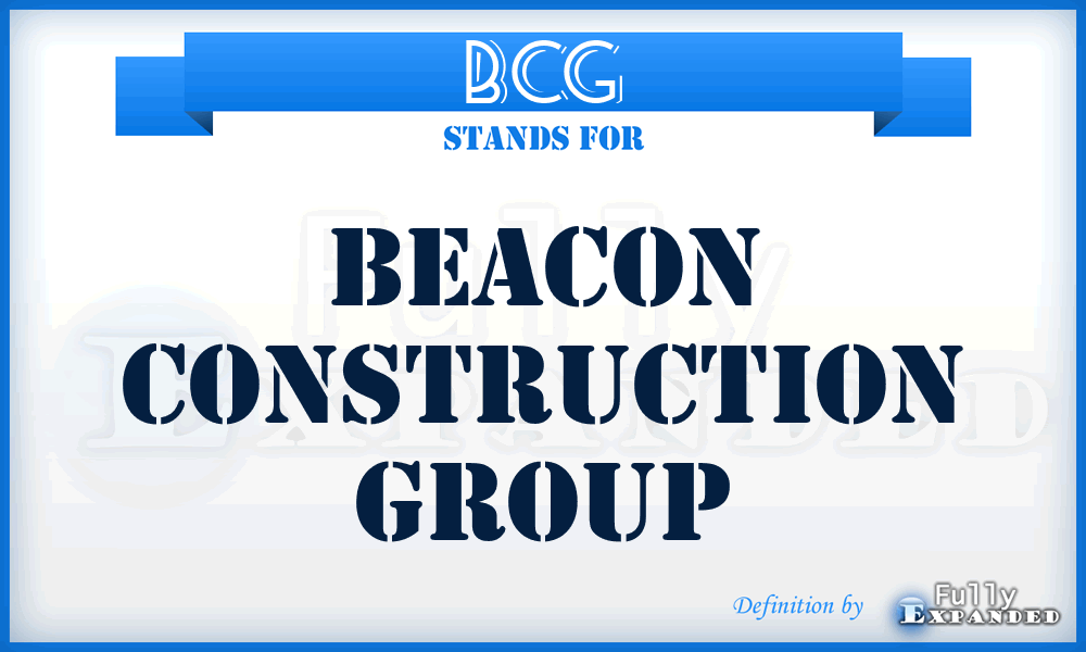 BCG - Beacon Construction Group