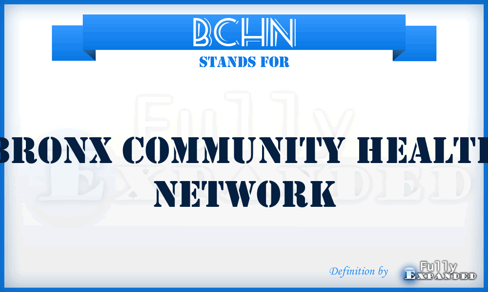 BCHN - Bronx Community Health Network