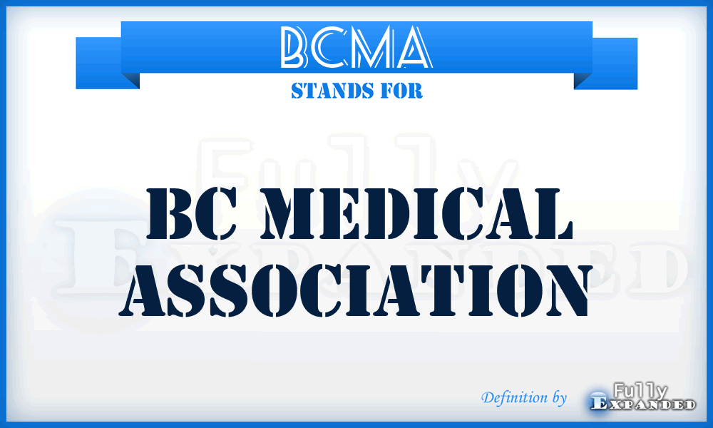 BCMA - BC Medical Association
