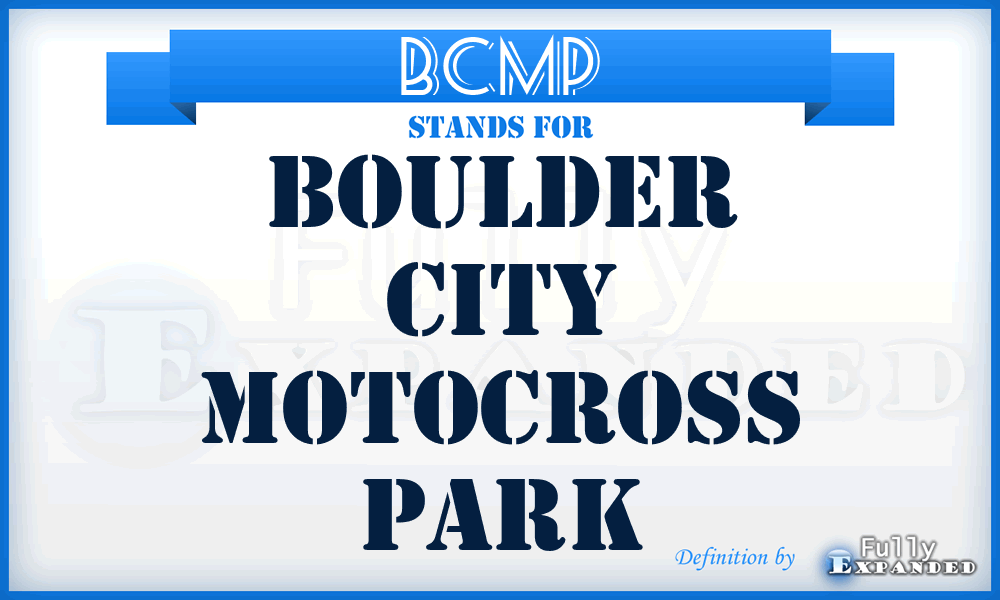 BCMP - Boulder City Motocross Park