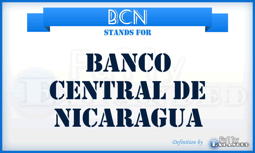BCN - Banco Central de Nicaragua
