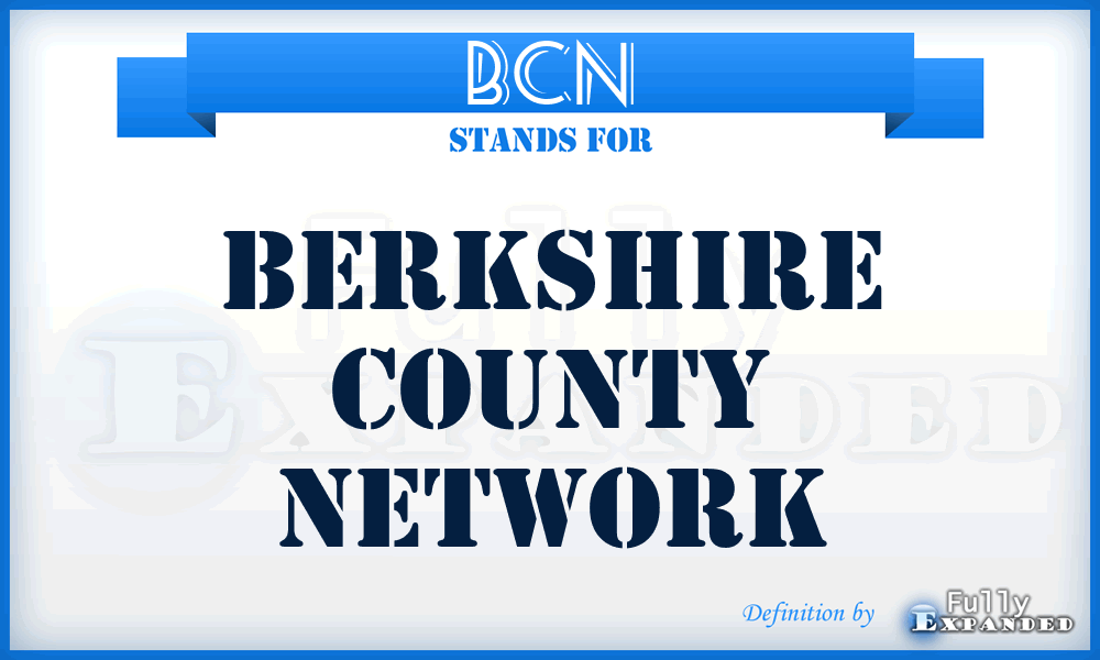 BCN - Berkshire County Network