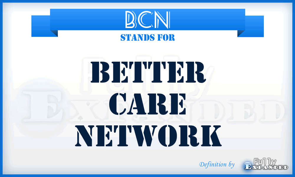 BCN - Better Care Network