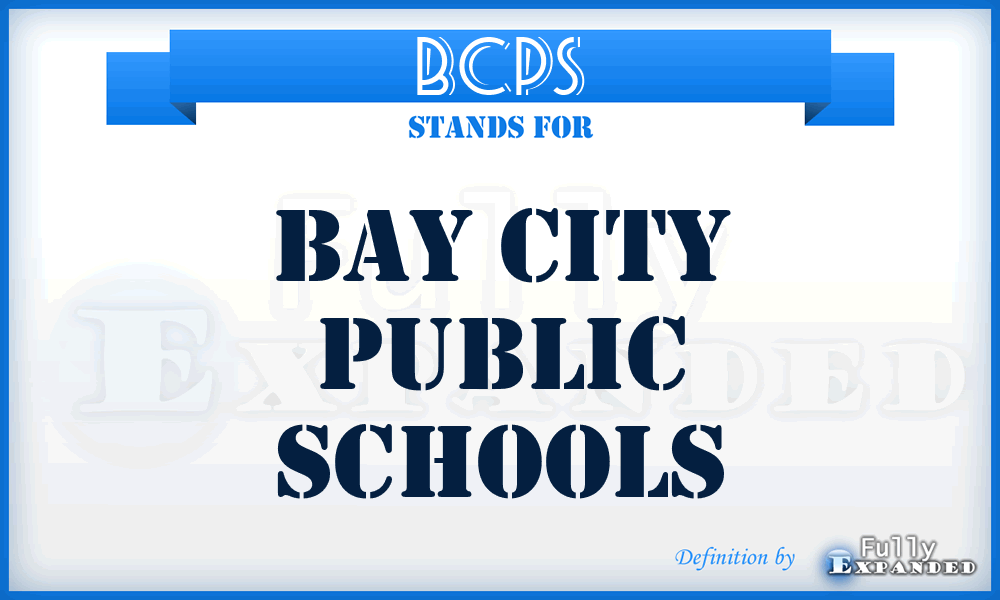 BCPS - Bay City Public Schools