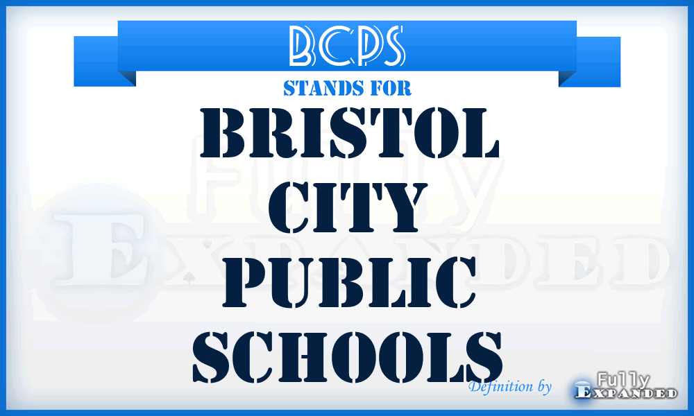BCPS - Bristol City Public Schools