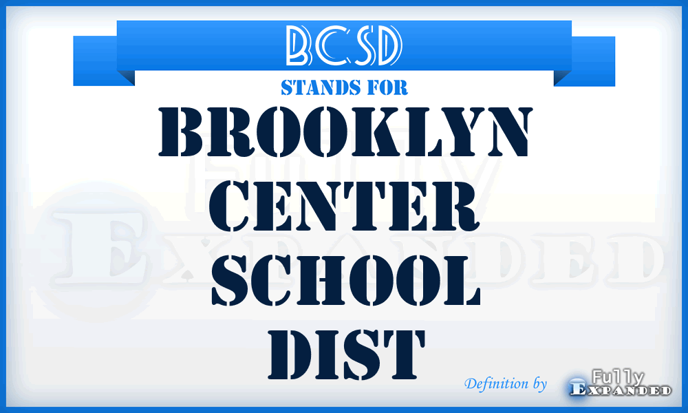 BCSD - Brooklyn Center School Dist