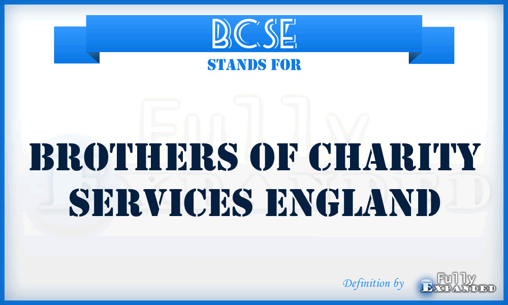 BCSE - Brothers of Charity Services England