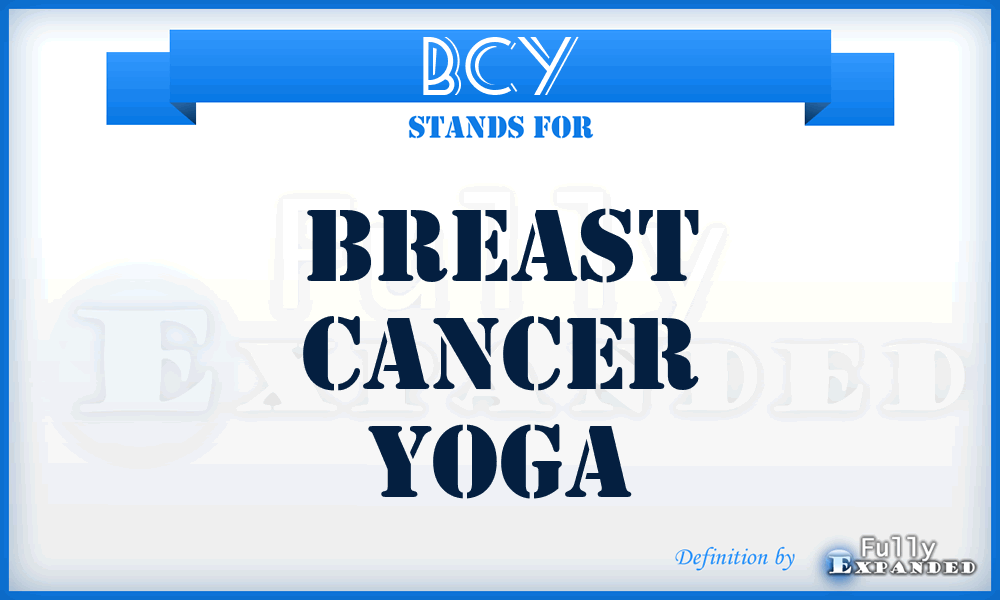 BCY - Breast Cancer Yoga