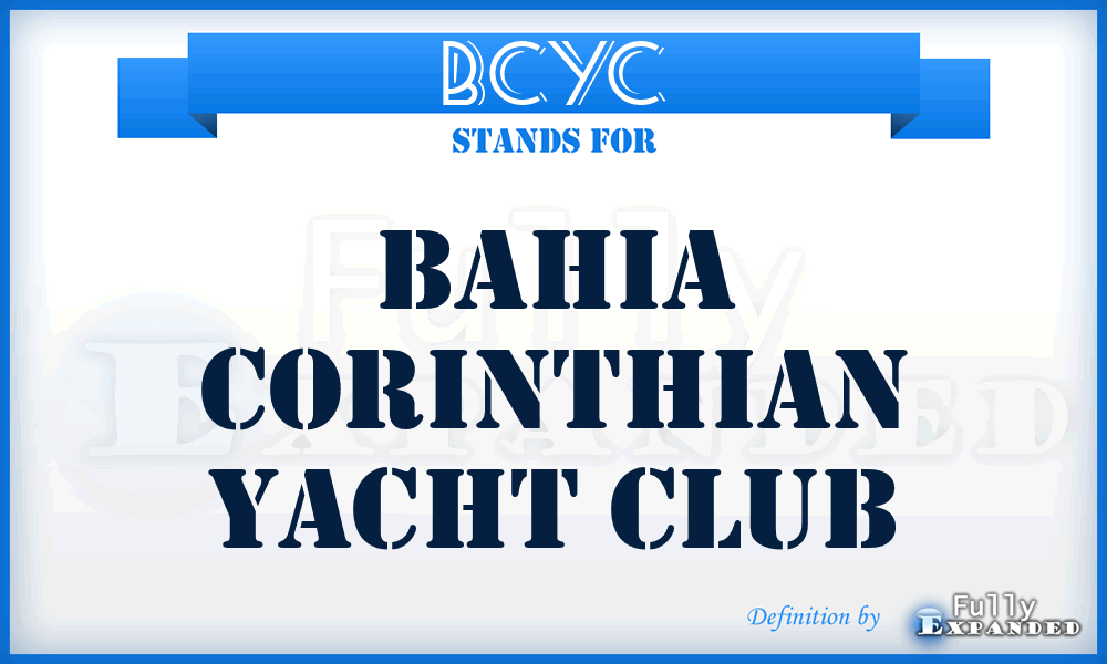 BCYC - Bahia Corinthian Yacht Club