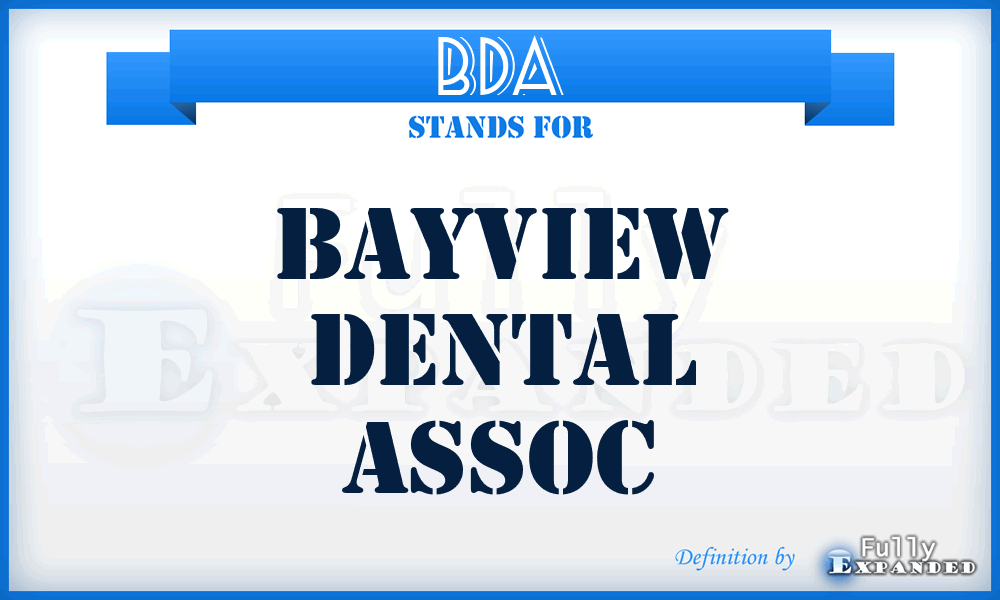 BDA - Bayview Dental Assoc