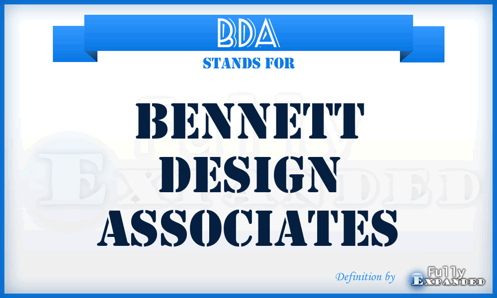 BDA - Bennett Design Associates
