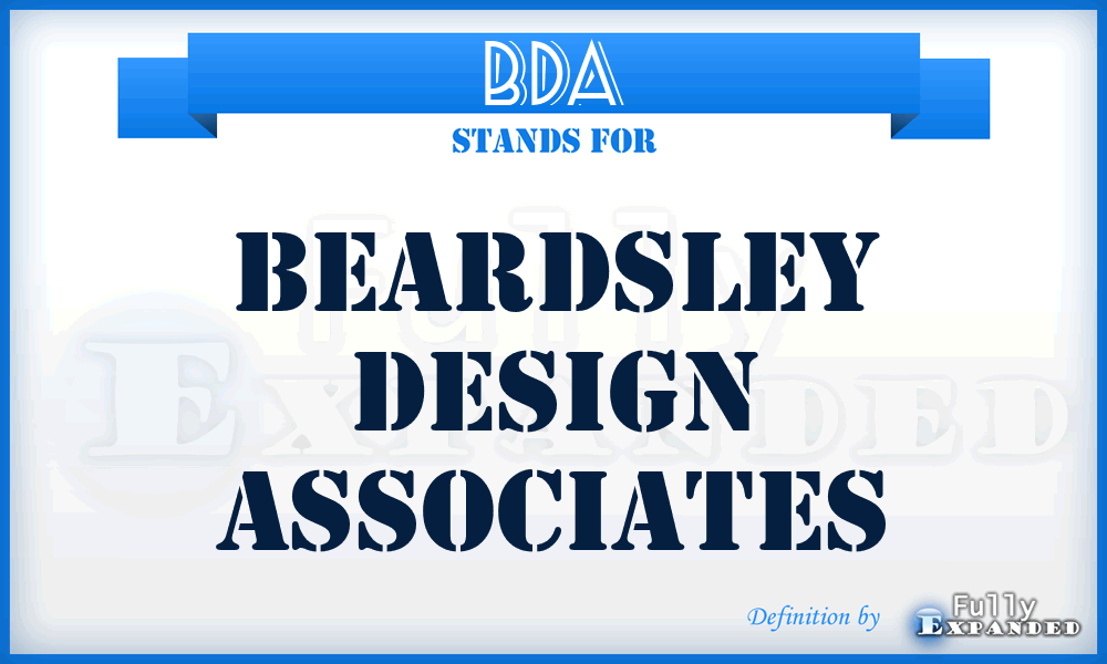BDA - Beardsley Design Associates