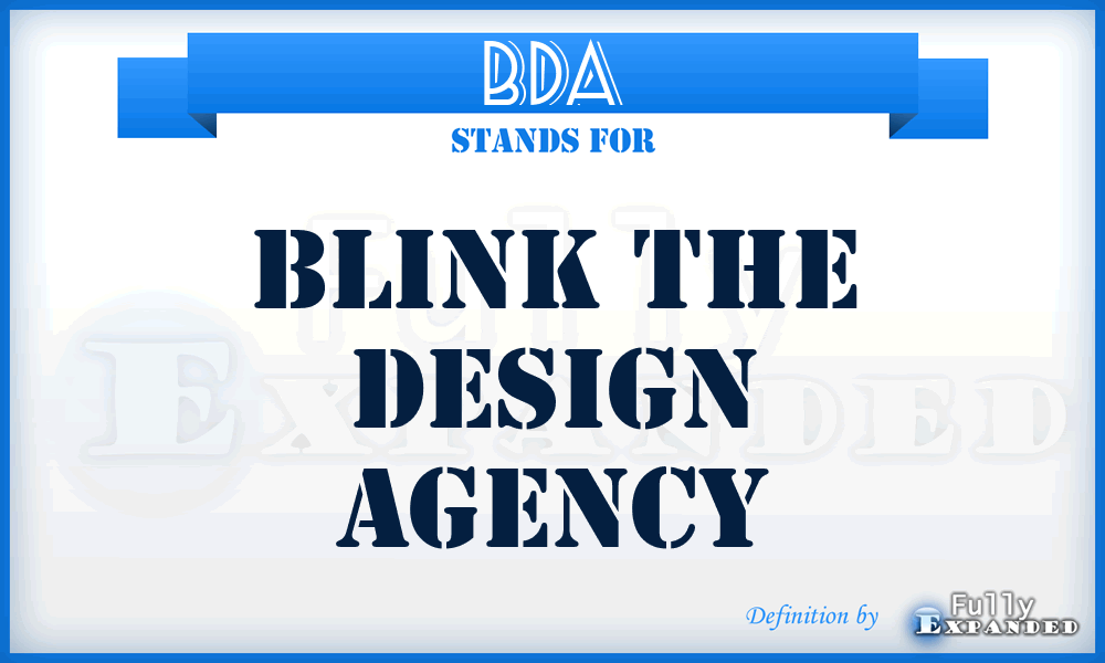 BDA - Blink the Design Agency