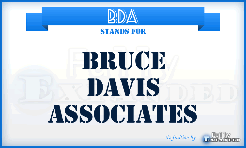 BDA - Bruce Davis Associates