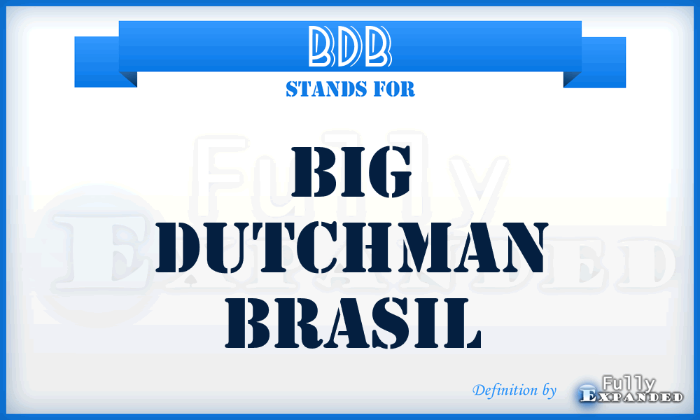 BDB - Big Dutchman Brasil