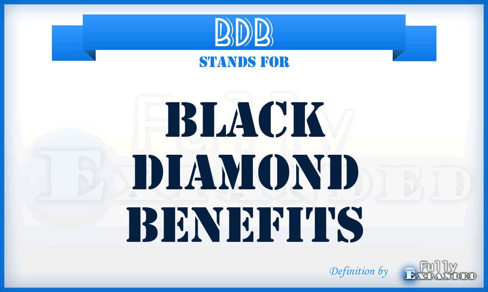 BDB - Black Diamond Benefits
