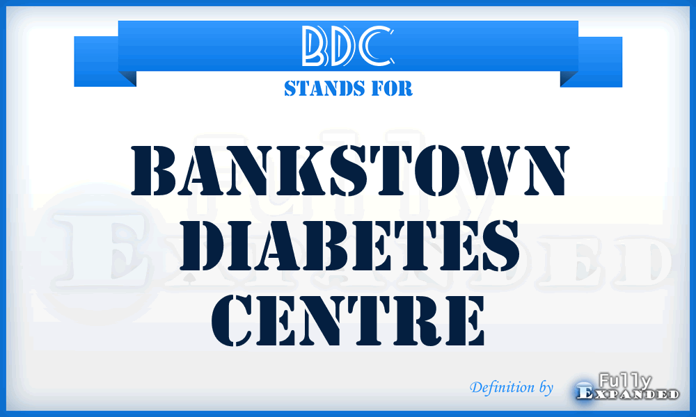 BDC - Bankstown Diabetes Centre