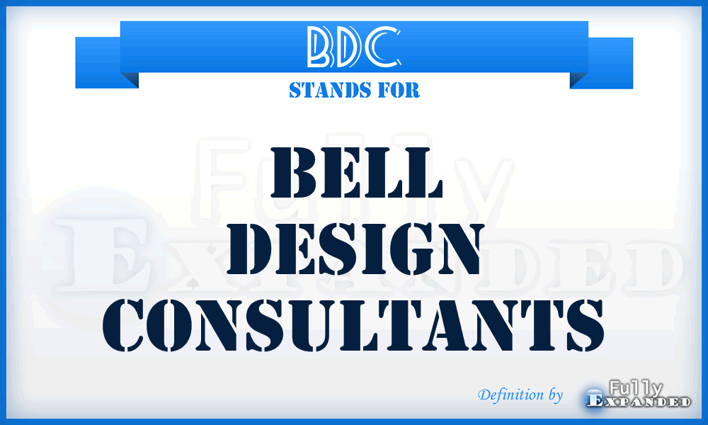 BDC - Bell Design Consultants