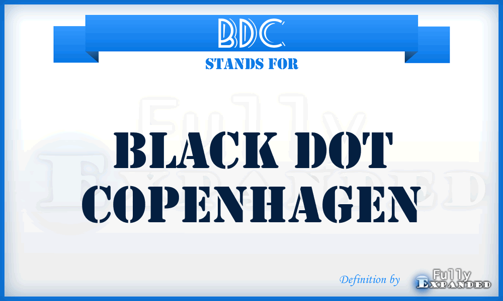 BDC - Black Dot Copenhagen