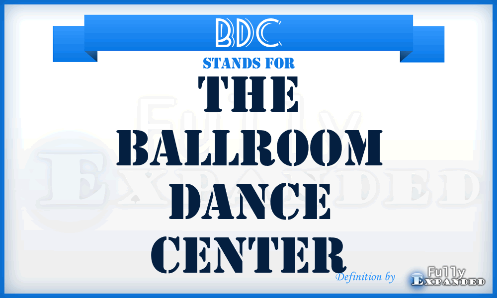 BDC - The Ballroom Dance Center