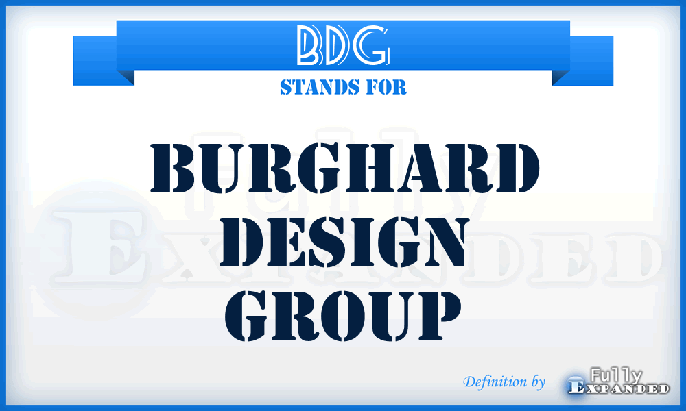 BDG - BURGHARD DESIGN GROUP