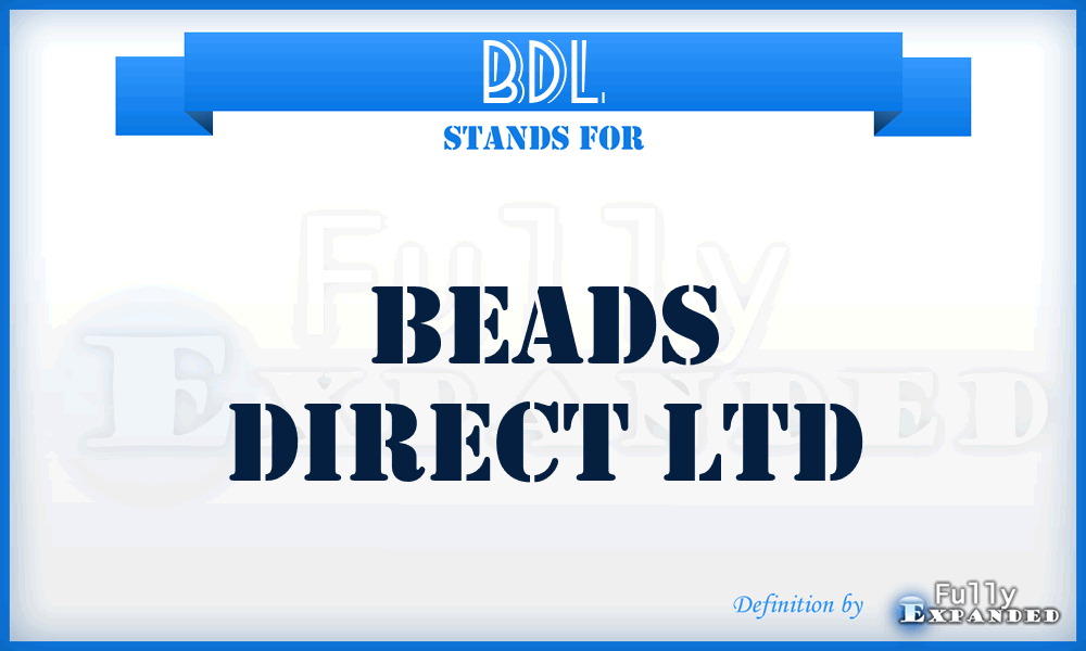 BDL - Beads Direct Ltd